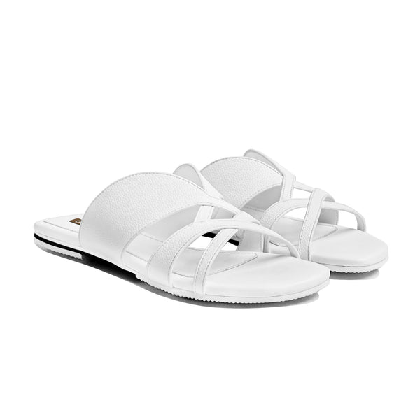 Brin - Women's White Slipper