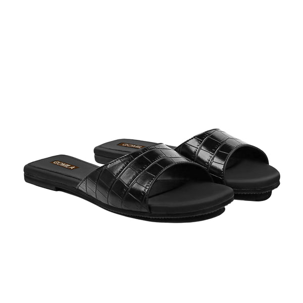 Tess - Women's Black Slipper