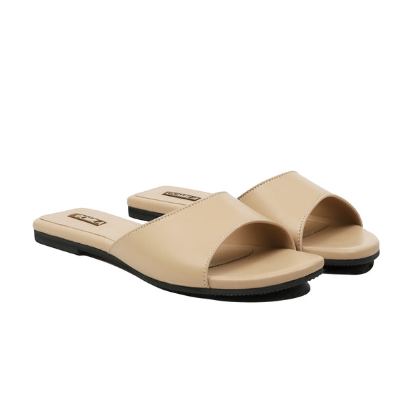 Meli - Women's Light Beige Slipper