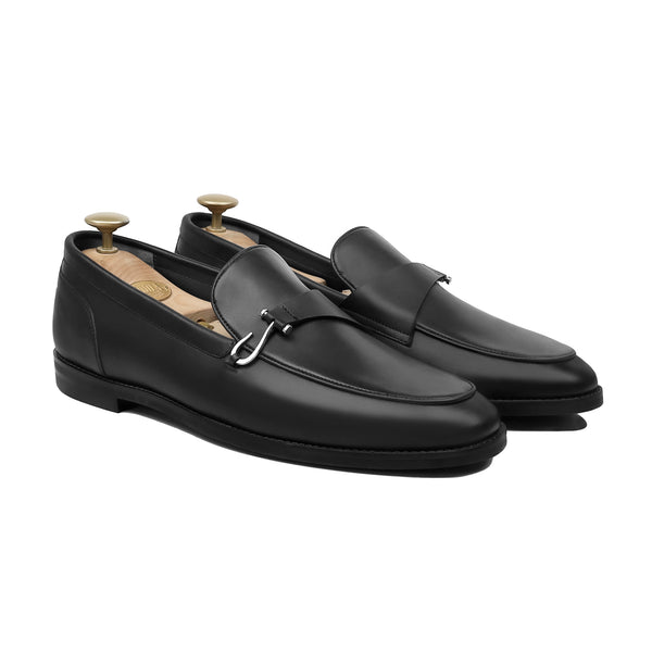 Lorven - Men's Black Calf Leather Loafer