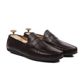 Drex - Men's Dark Brown Calf Leather Driver Shoe
