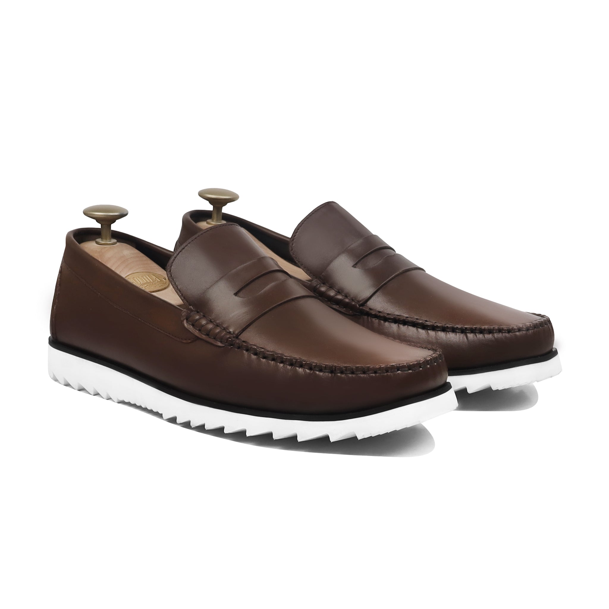 Ryzo - Men's Dark Brown Calf Leather Loafer