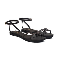 Aloura - Women's Brown Strapped Sandal