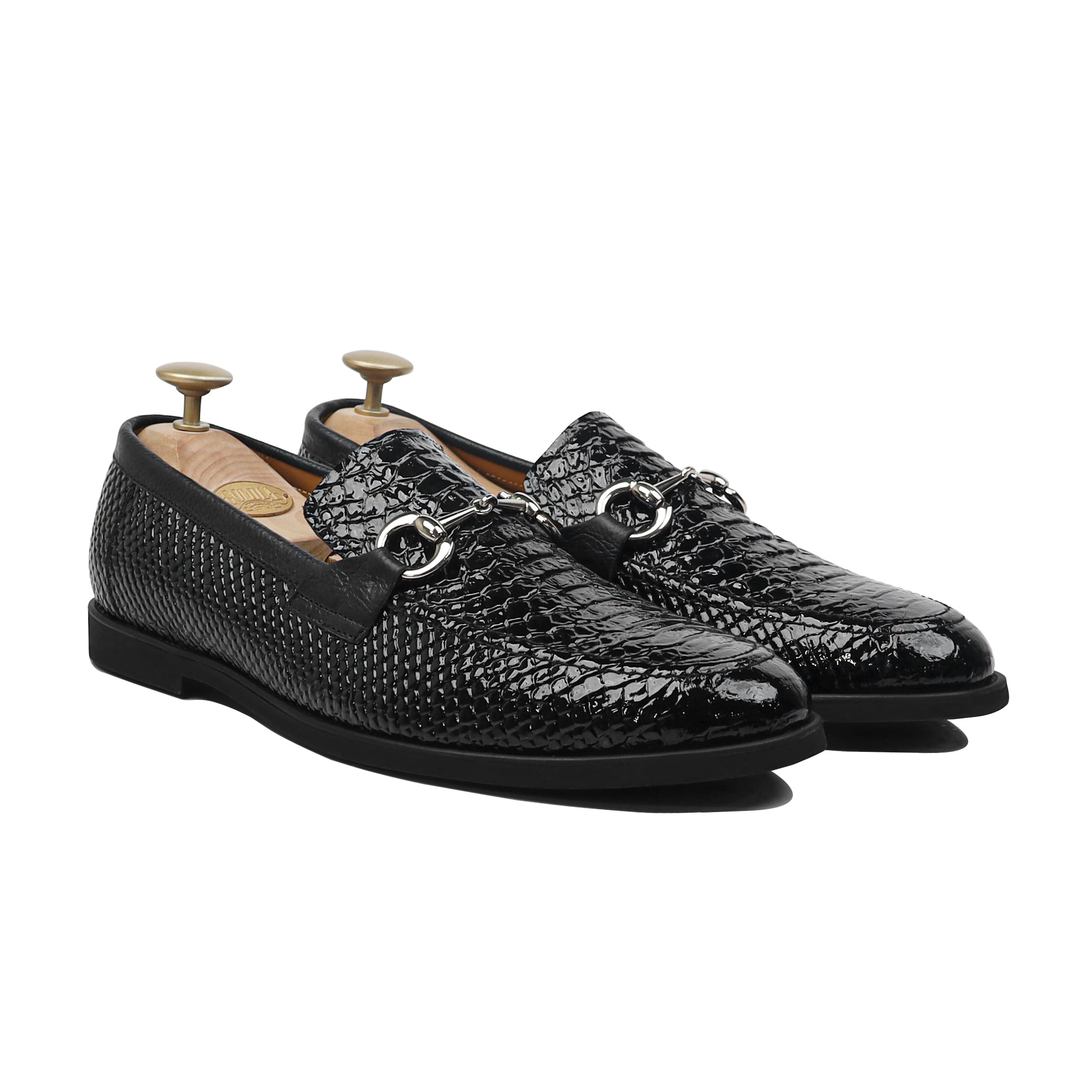 Maren - Men's Black Patent Leather Loafer