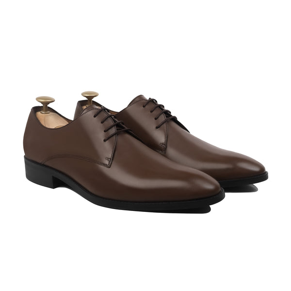 Bloomsbury - Men's Brown Calf Leather Derby Shoe