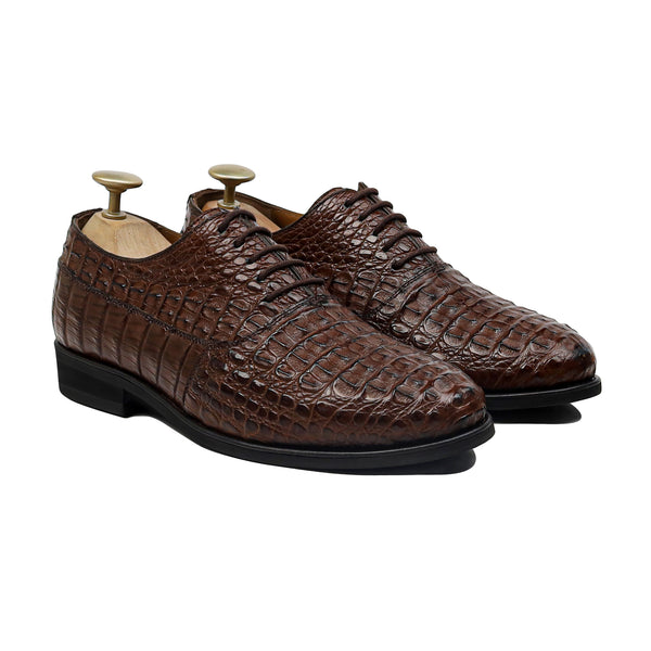 Bexley - Men's Dark Brown Calf Leather Oxford Shoe