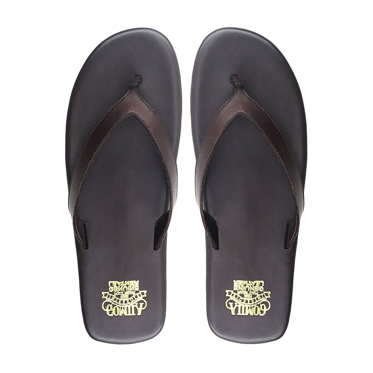 Finley - Men's Dark Brown Calf Leather Slipper