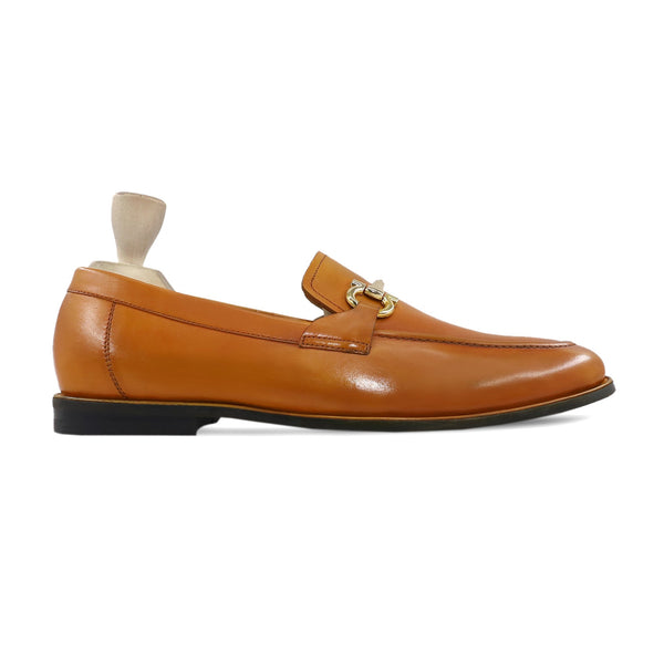 Angela - Men's Tan Calf Leather Loafer