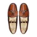 Manzo - Men's Tan Patent Leather Loafer
