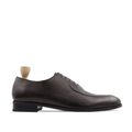 Torun - Men's Black Pebble Grain Leather Wholecut