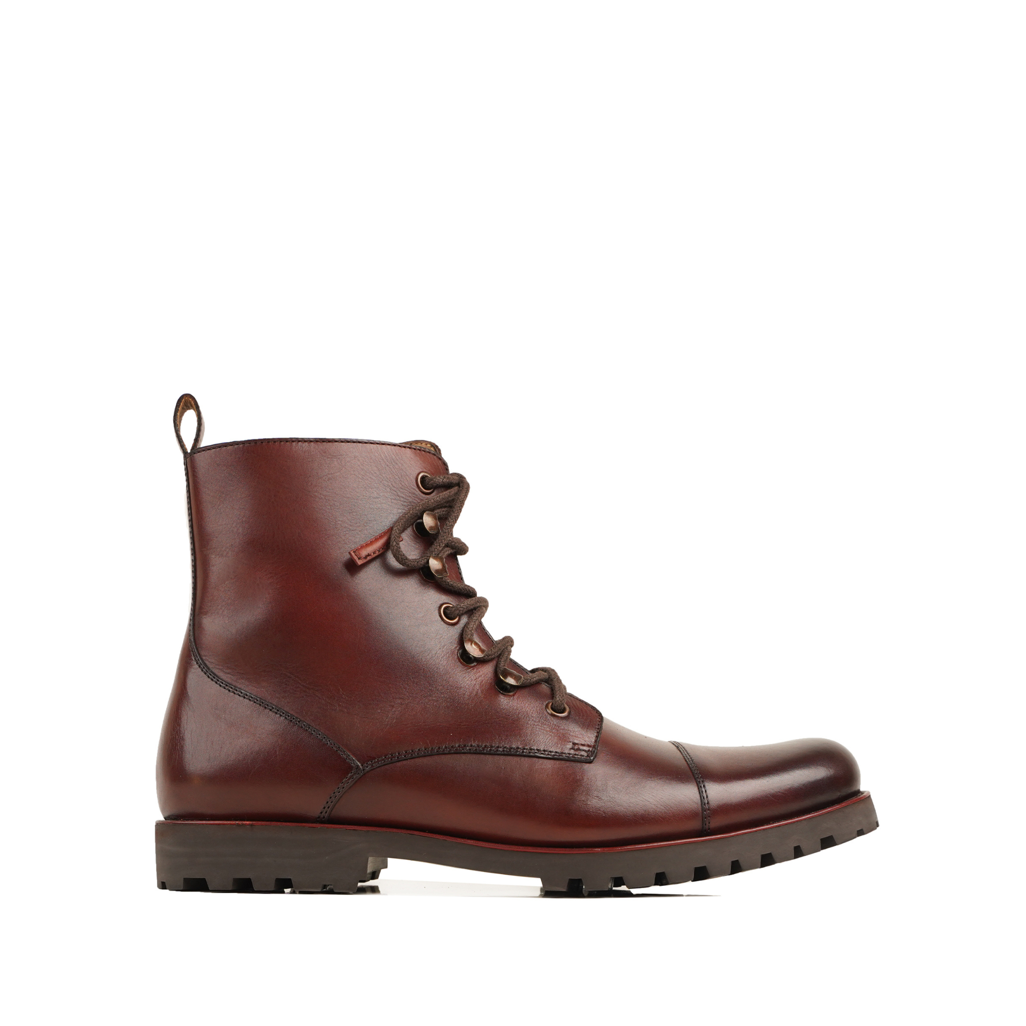 Tuocs - Men's Burnished Brown Calf Leather Boot