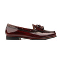 Oristano - Men's Burgendy Box Leather High Shine Loafer