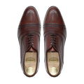 Doha - Men's Reddish Brown Calf Leather Oxford Shoe