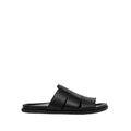 Cozyo - Men's Black Calf Leather Slipper