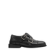Gunner - Kids Black Calf Leather Double Monkstrap