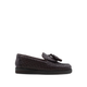 Fairfield - Kid's Dark Brown Printed Hand Woven Calf Leather Loafer (5-12 Years Old)