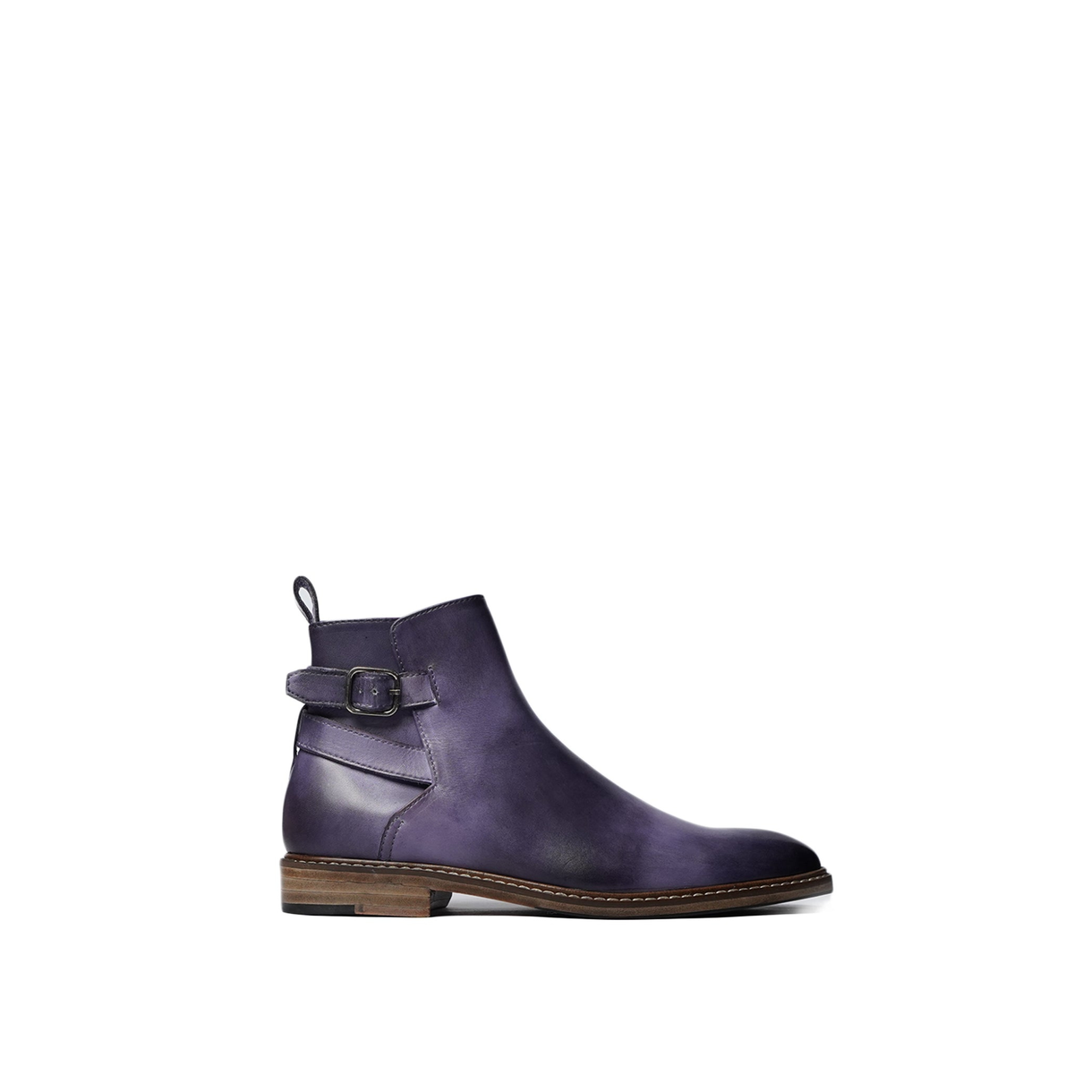 Alejo - Kid's Purple and Lavender Patina Calf Leather Jodhpur Boot (5-12 Years Old)