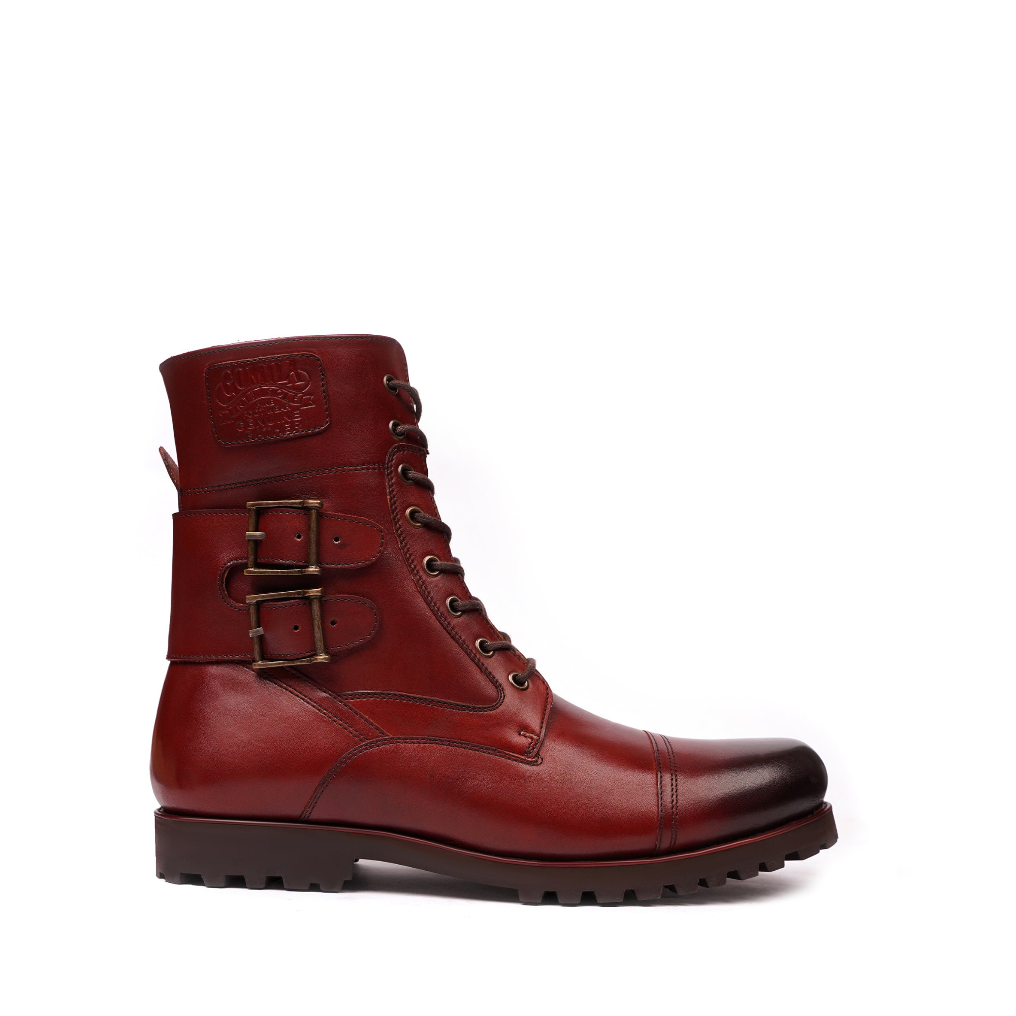Minato - Men's Burnished Oxblood Calf Leather Boot