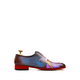 Viper Noir - Men's Burnished Blue Hand Painted Wholecut