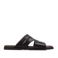 Hayes - Men's Brown Calf Leather Slipper