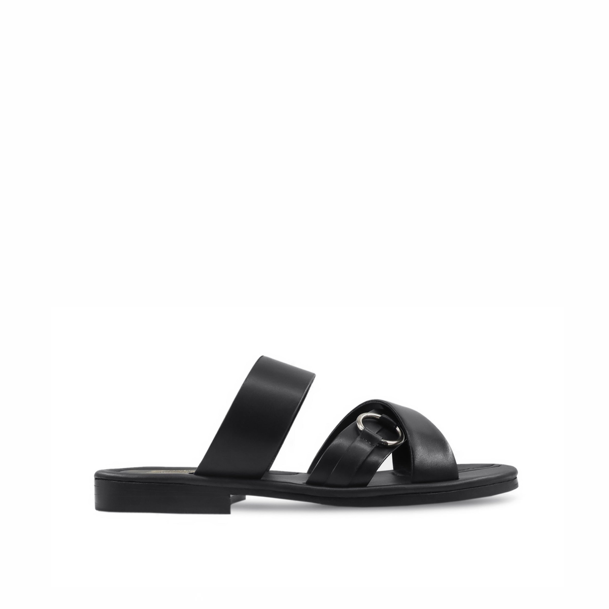 Baxter - Men's Black Calf Leather Slipper
