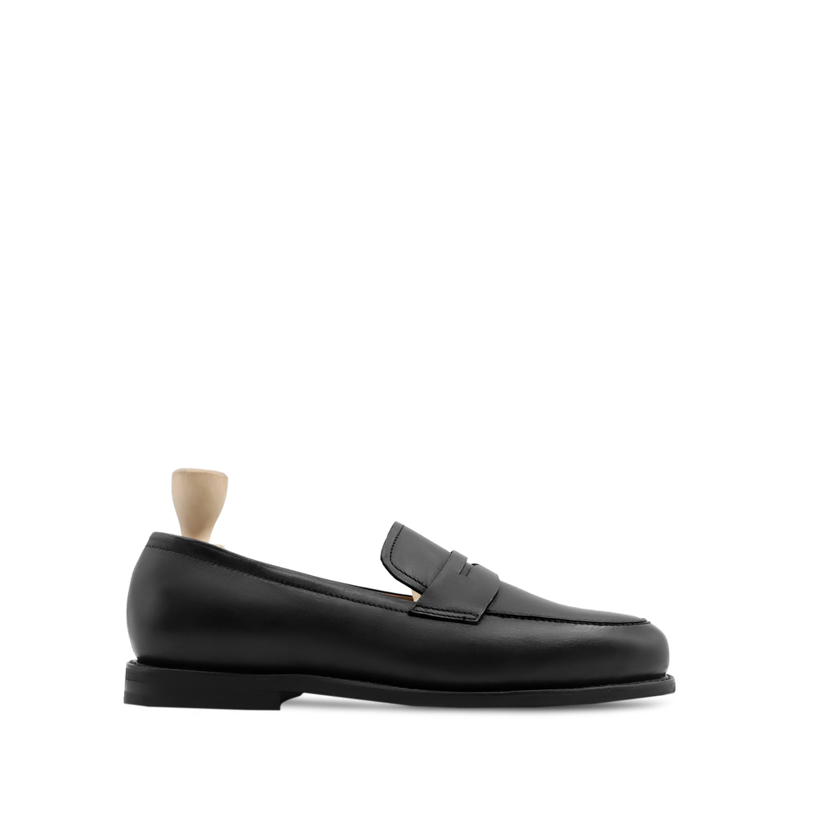 Sicilom - Men's Black Calf Leather Loafer - Goodyear Welted