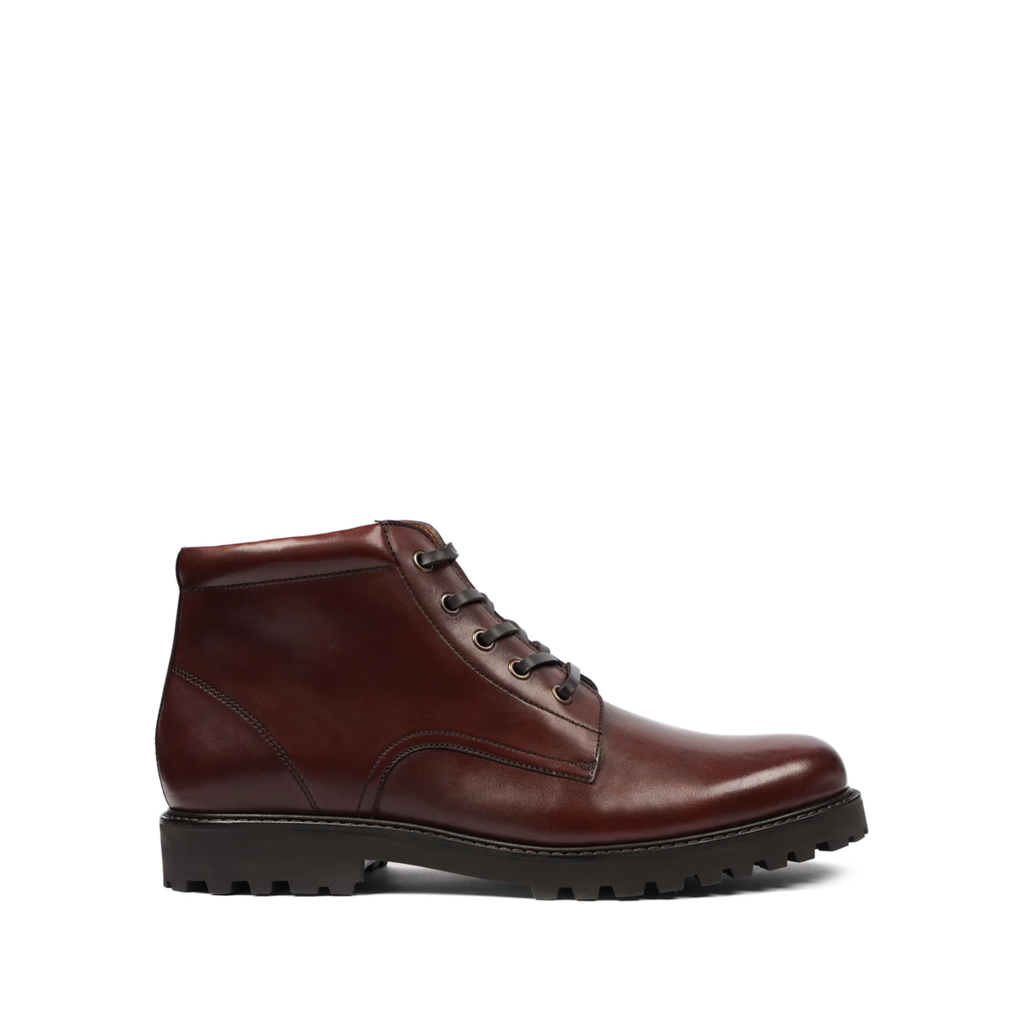 Chikao - Men's Reddish Brown Calf Leather Boot