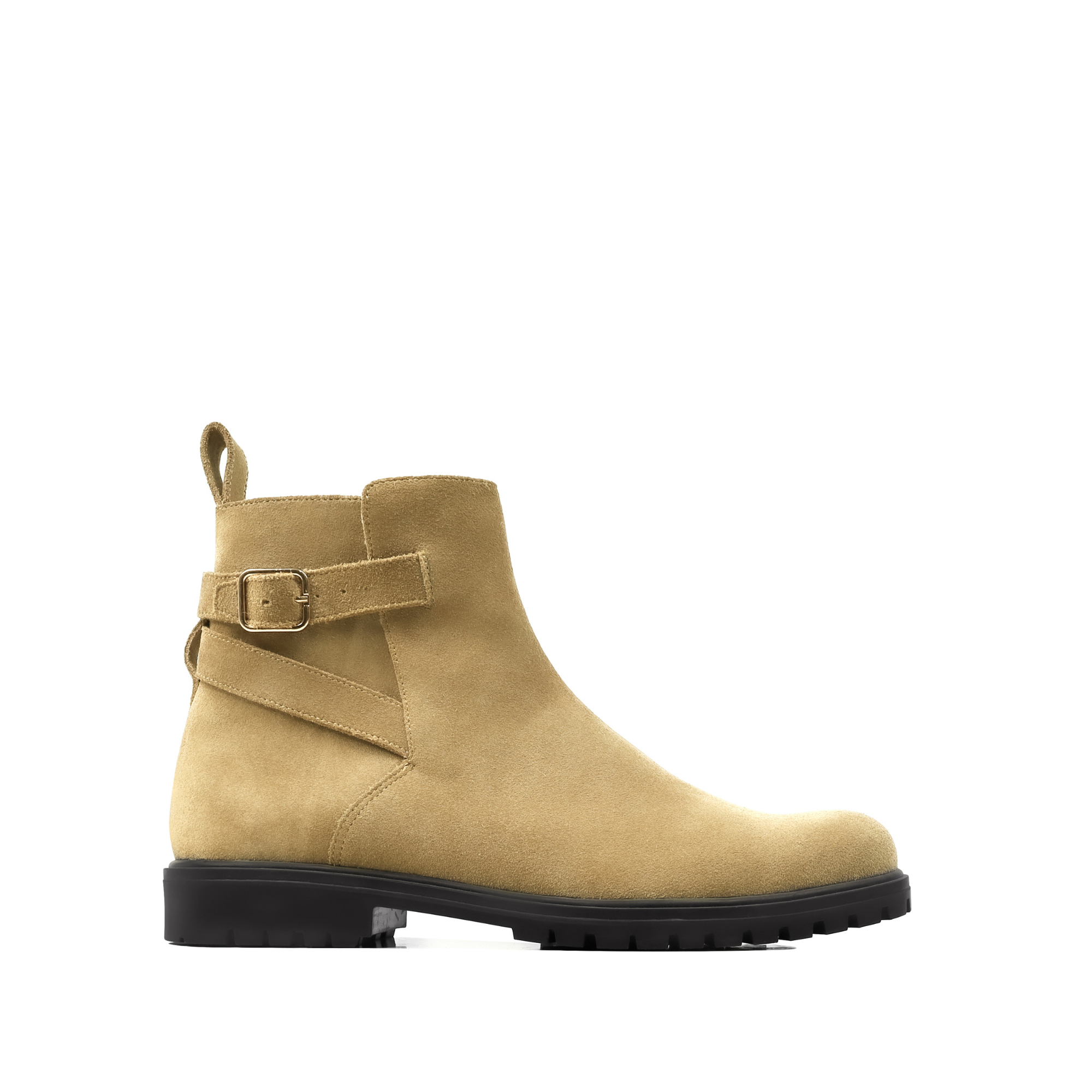 Belgravia - Men's Camel Split Suede Jodhpur Boot