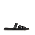 Elvorn - Men's Black Calf Leather Slipper