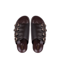 Nero - Men's Brown Calf Leather Slipper