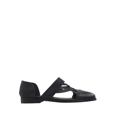Beom - Men's Black Calf  Leather Sandal