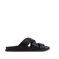 Maxon - Men's Dark Brown Calf Leather Slipper