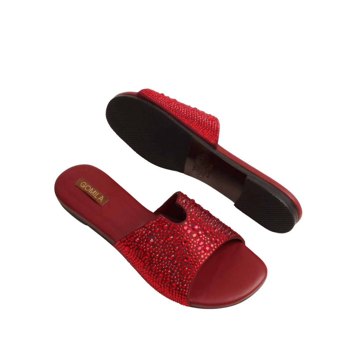 Amber - Women's Red Slipper