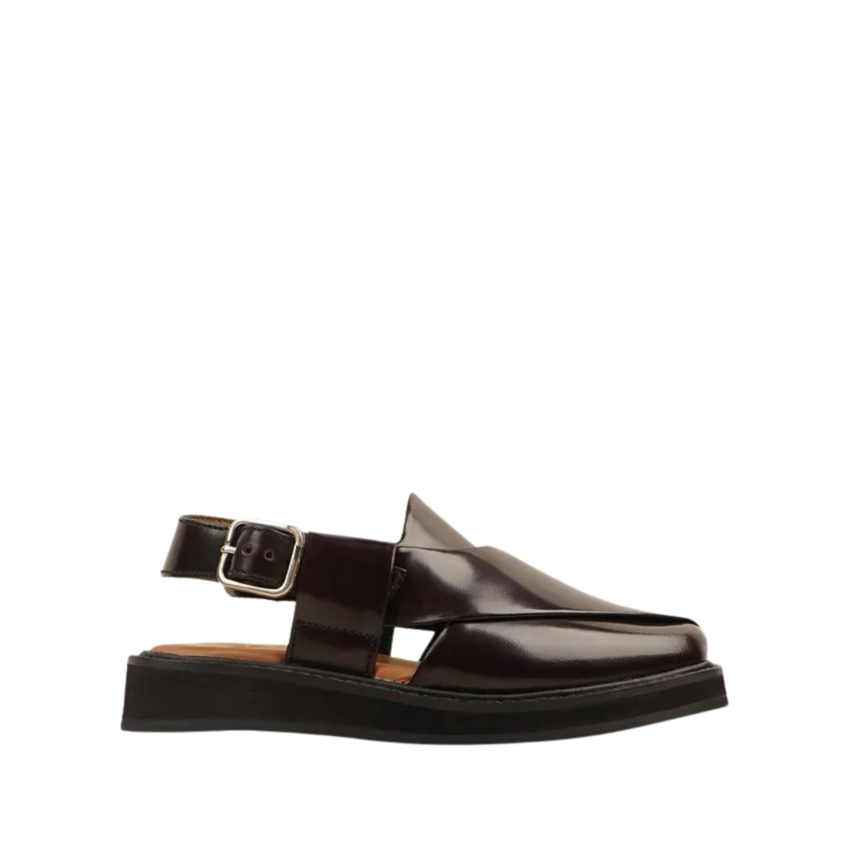 Estrella - Kid's Dark Brown Calf Leather Sandal (5-12 Years Old)