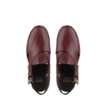 Bronx - Men's Oxblood Pebble Grain Leather Sandal