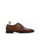 Denny - Men's Brown Patina Calf Leather Oxford Shoe