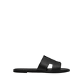 Cameron - Men's Black Calf Leather Slipper