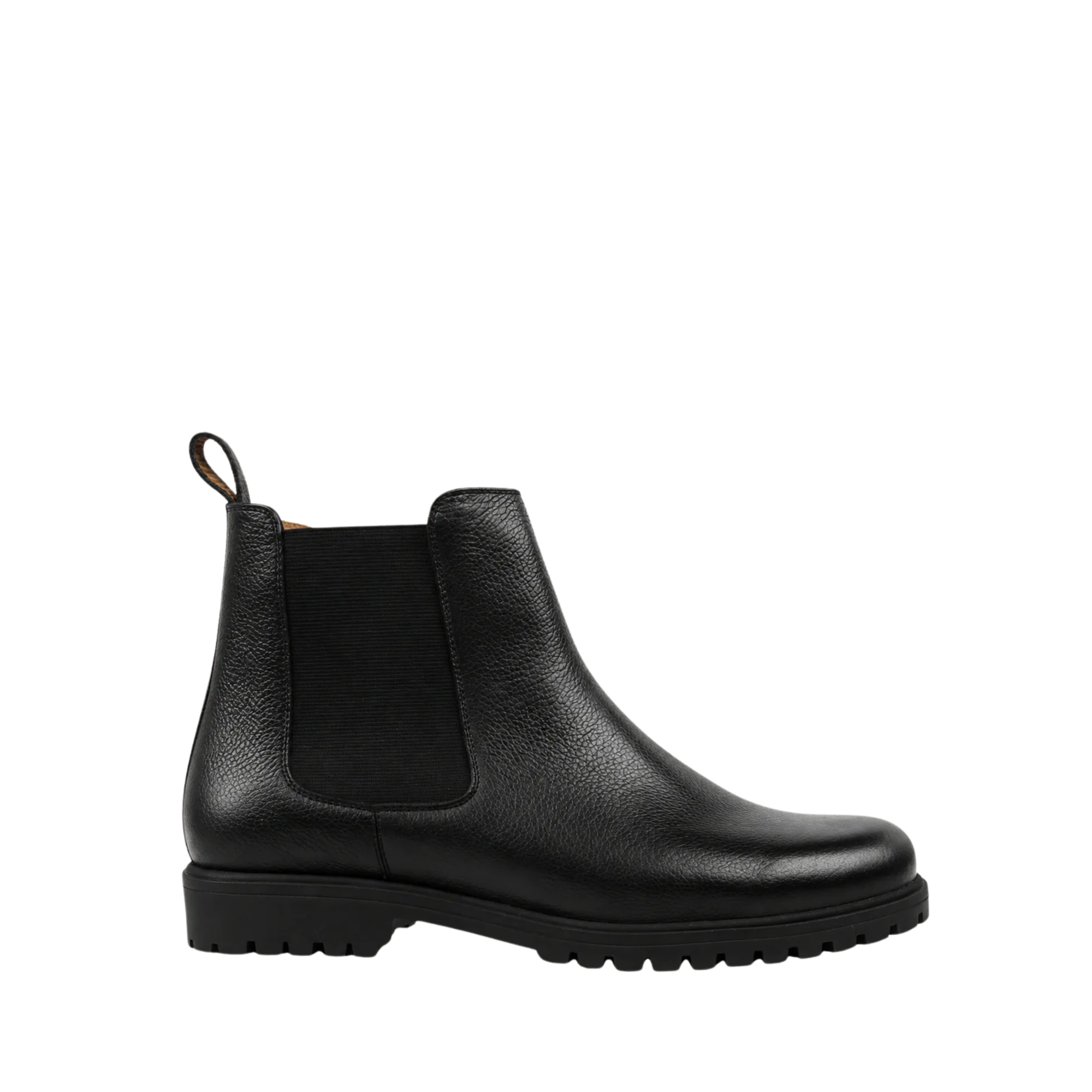 Ryze - Men's Black Pebble Grain Leather Chelsea Boot