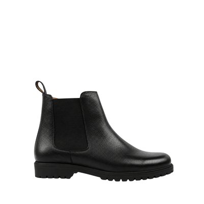 Ryze - Men's Black Pebble Grain Leather Chelsea Boot