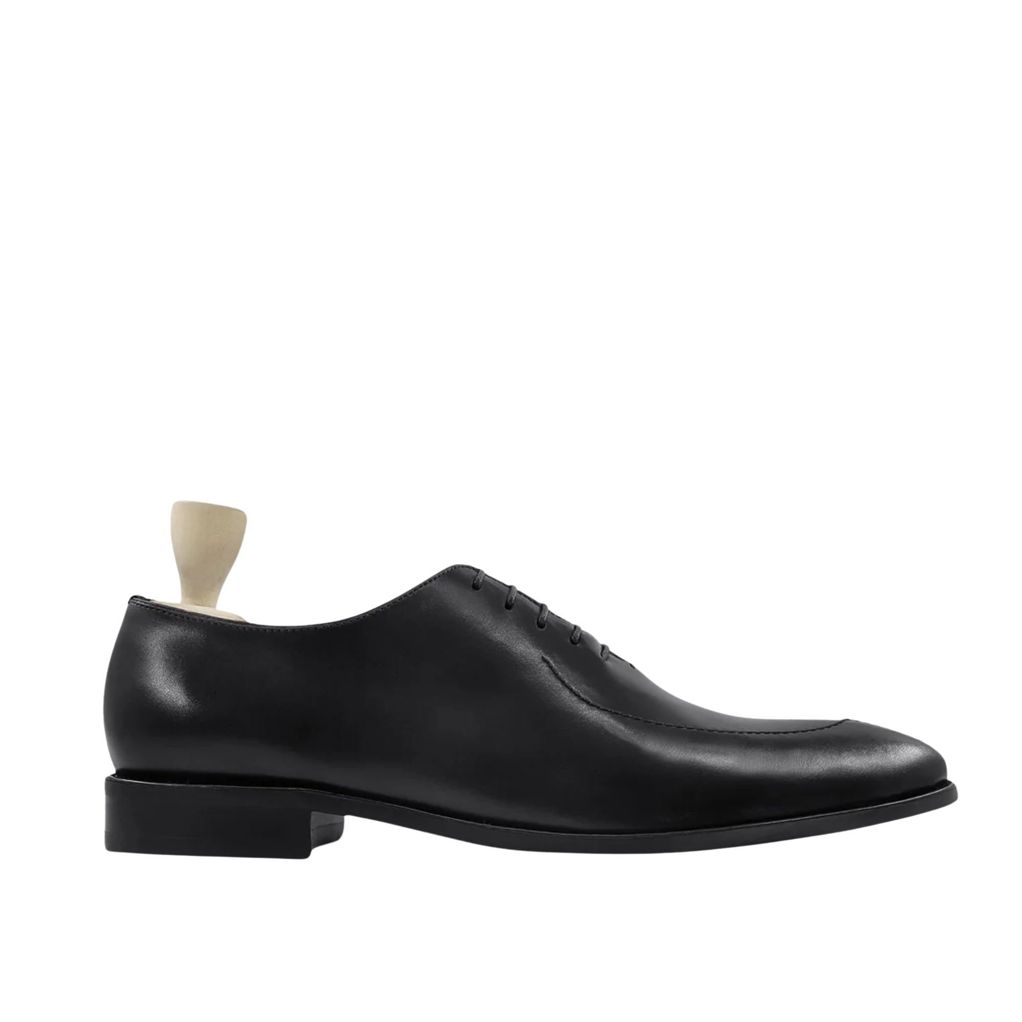 Geezil - Men's Black Calf Leather Wholecut Shoe