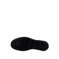 Bronx - Men's Black Pebble Grain Leather Sandal