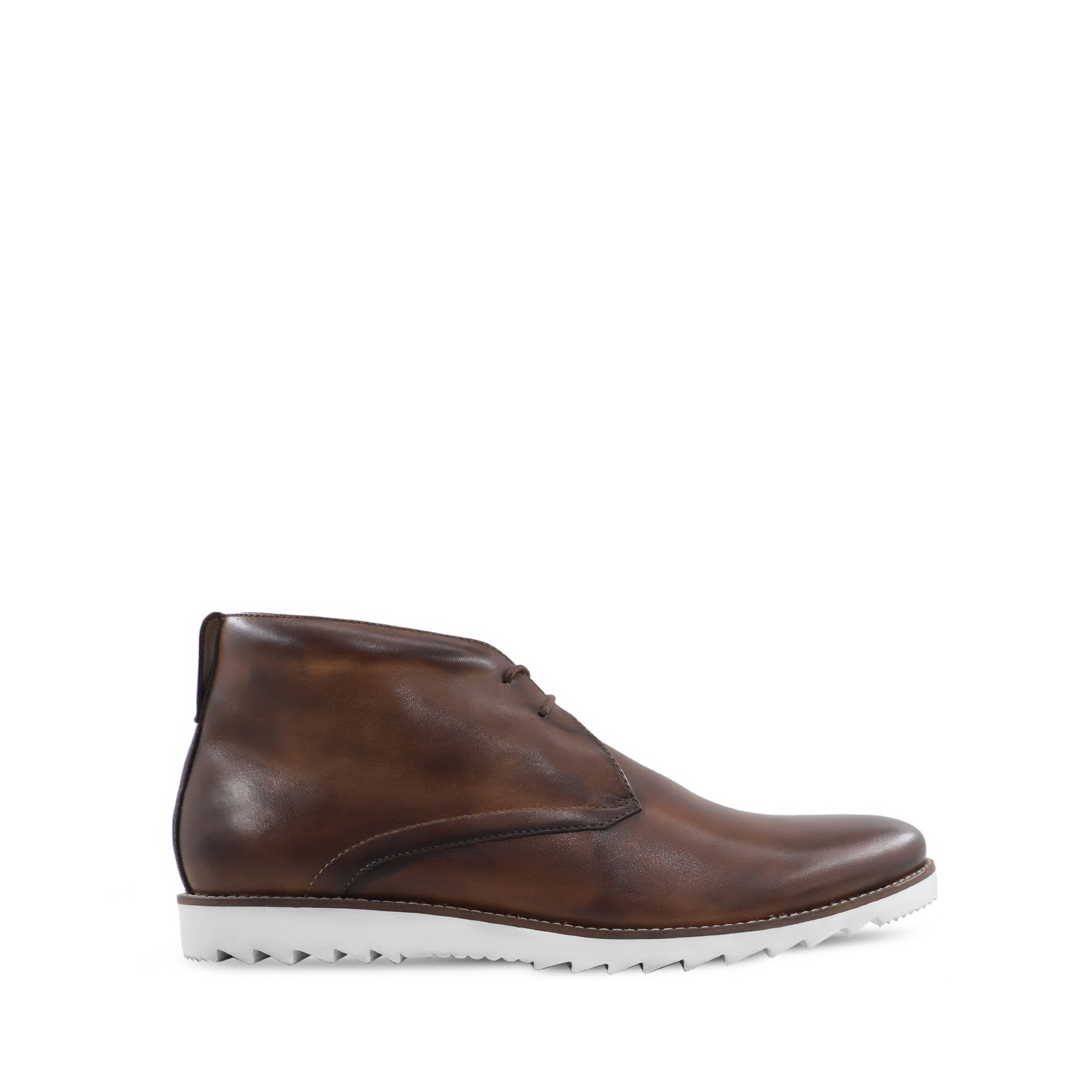 Coblad - Men's Brown Patina Calf Leather Chukka Boot