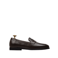 Jefe - Men's Dark Brown Pebble Grain Leather Loafer
