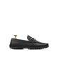 Tex - Men's Black Pebble Grain Leather Driver Shoe