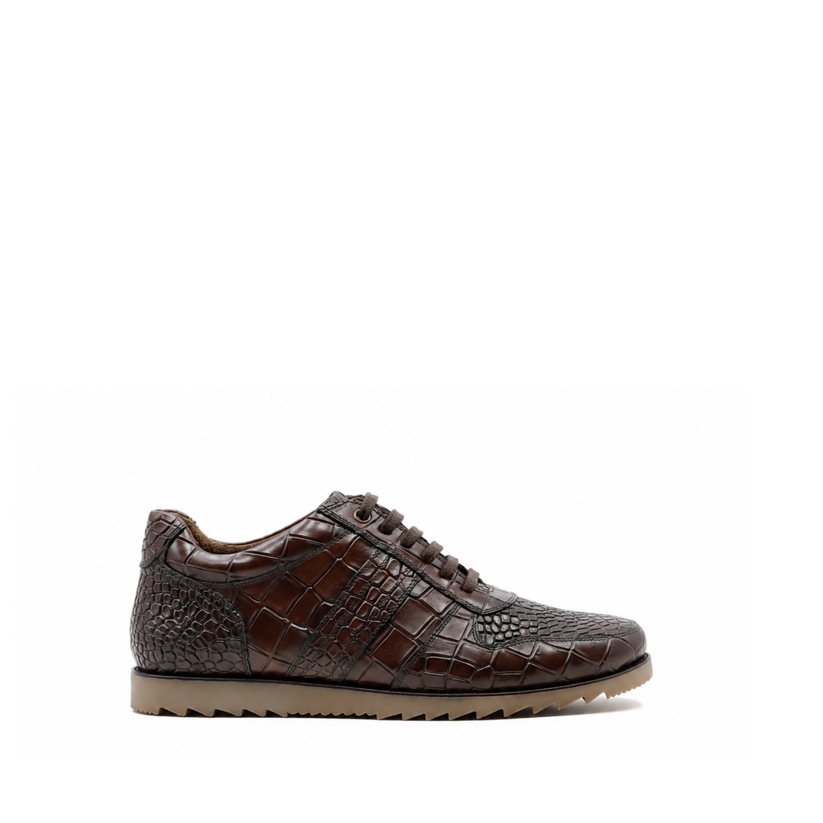 Langfoss - Men's Dark Brown Calf Leather Jogger
