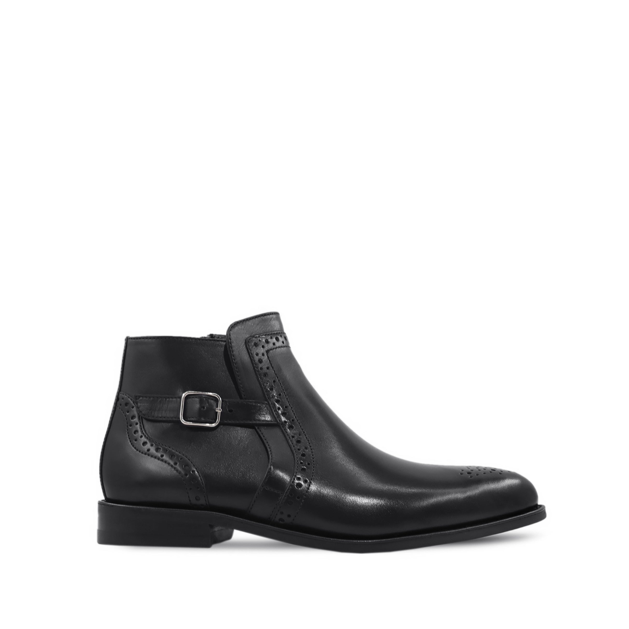 Dumbis - Men's Black Calf Leather Jodhpur Boot