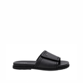 Jaime - Men's Black Calf Leather Slipper