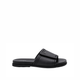 Jaime - Men's Black Calf Leather Slipper