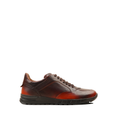 Bigar - Men's Brown Calf Leather Jogger