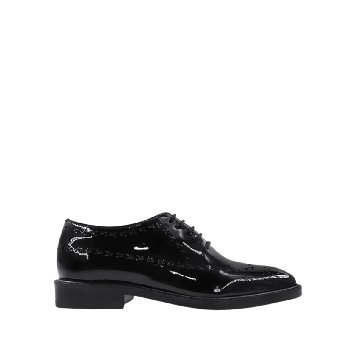 Sonata- Kid's Black Patent Leather Wholecut Shoe (5-12 Years Old)